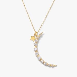 18K VERMEIL ARAMINTA DIAMOND MOON STAR